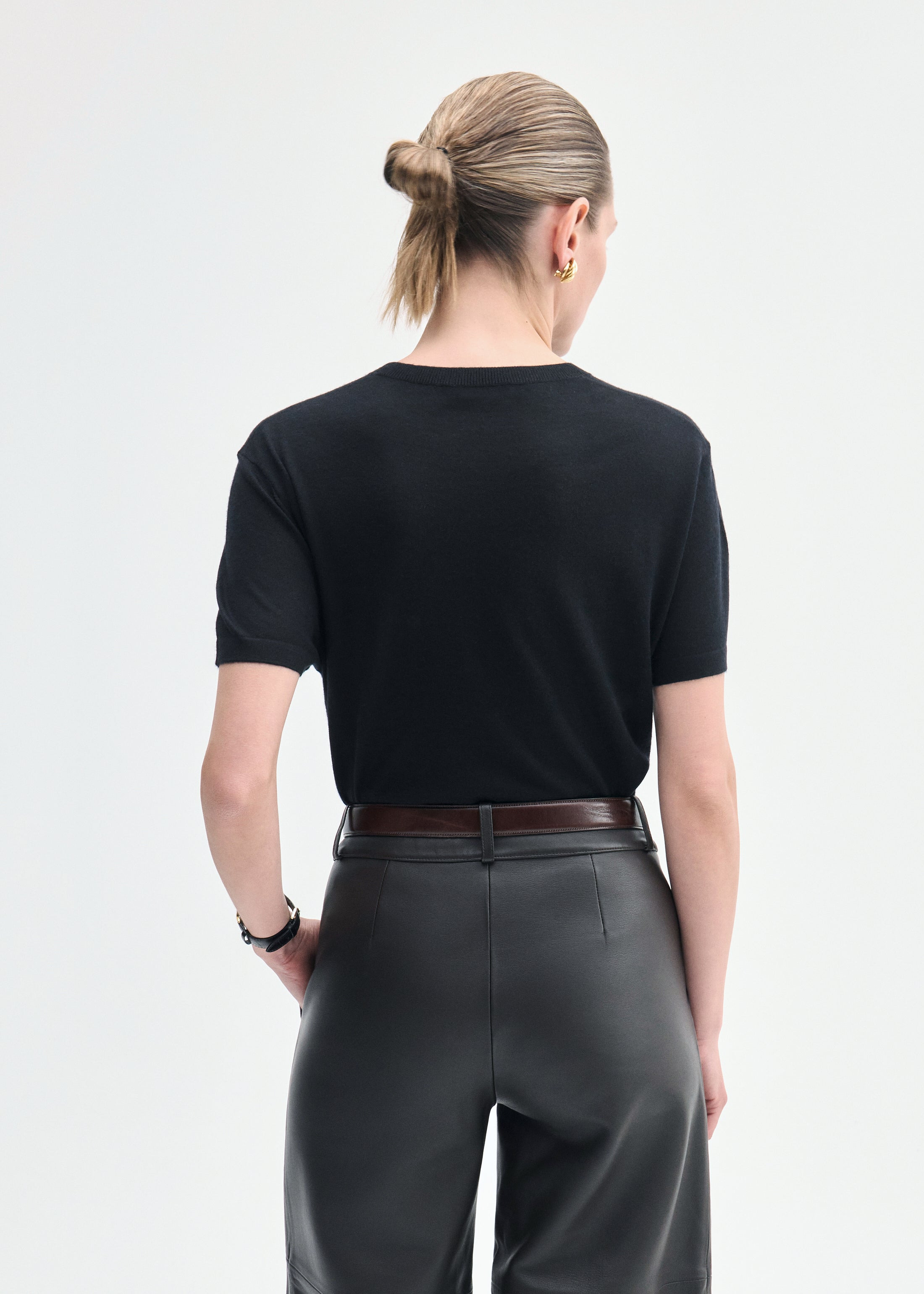 T-Shirt in Fine Cashmere - 3