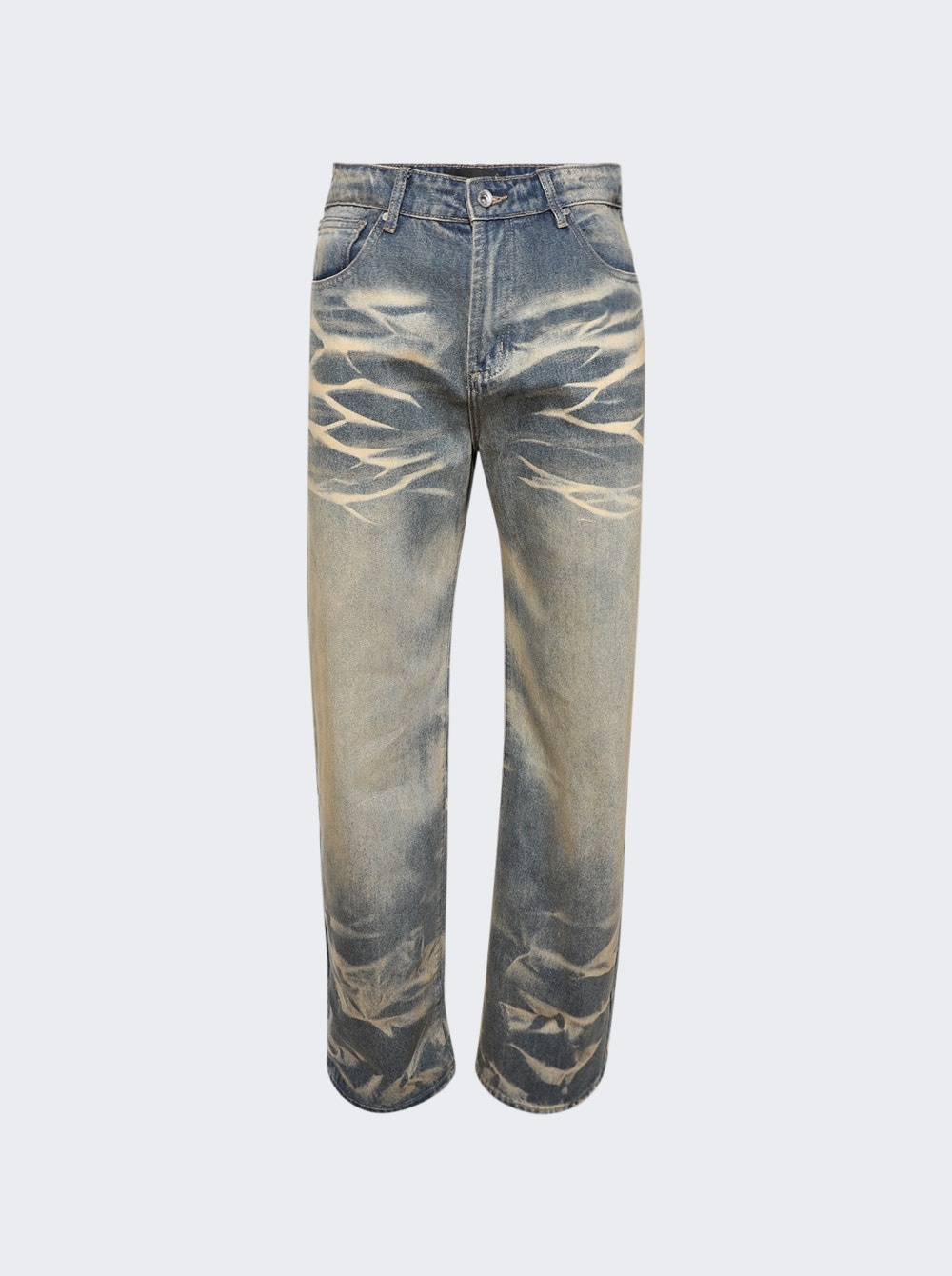 Flare Vintage Jeans Denim - 1