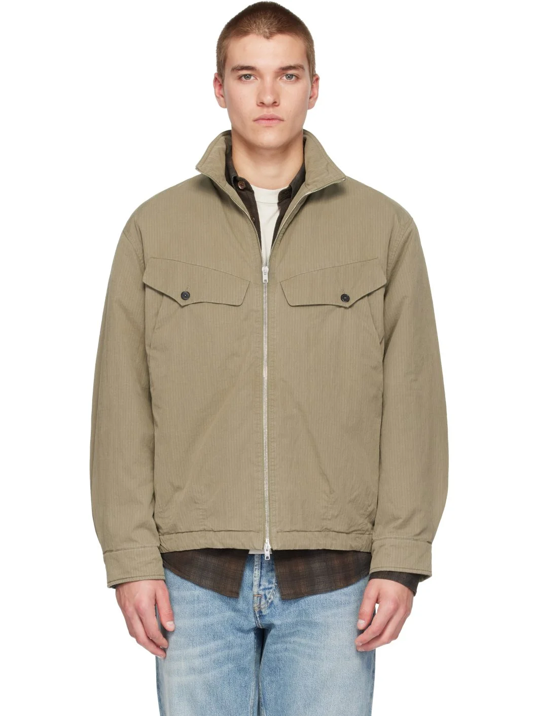 Khaki Vet Jacket - 1