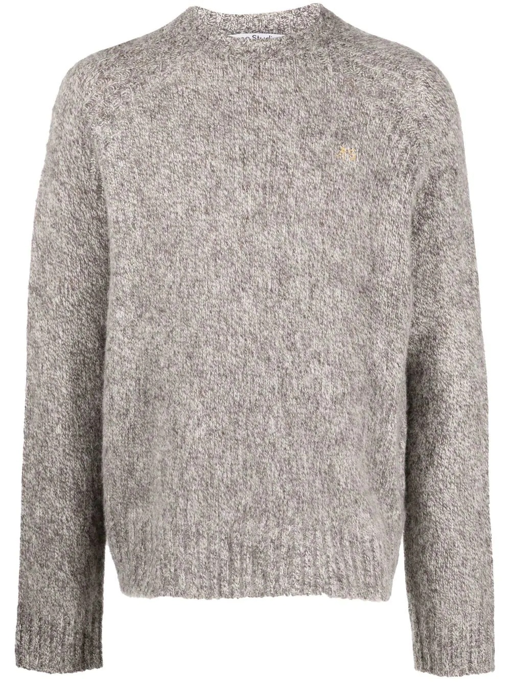 chunky-knit melange jumper - 1