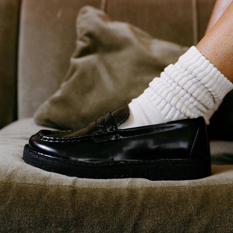 Nomad Loafer. Black Patent 2