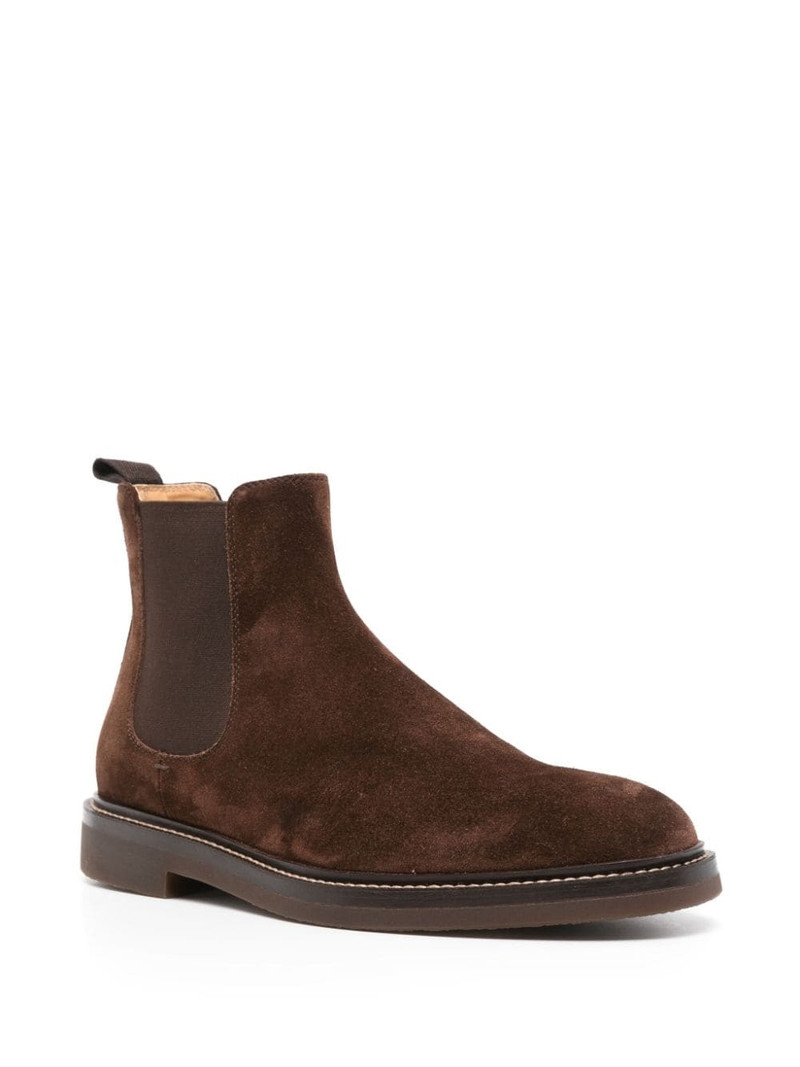 Brunello Cucinelli suede ankle boots outlook