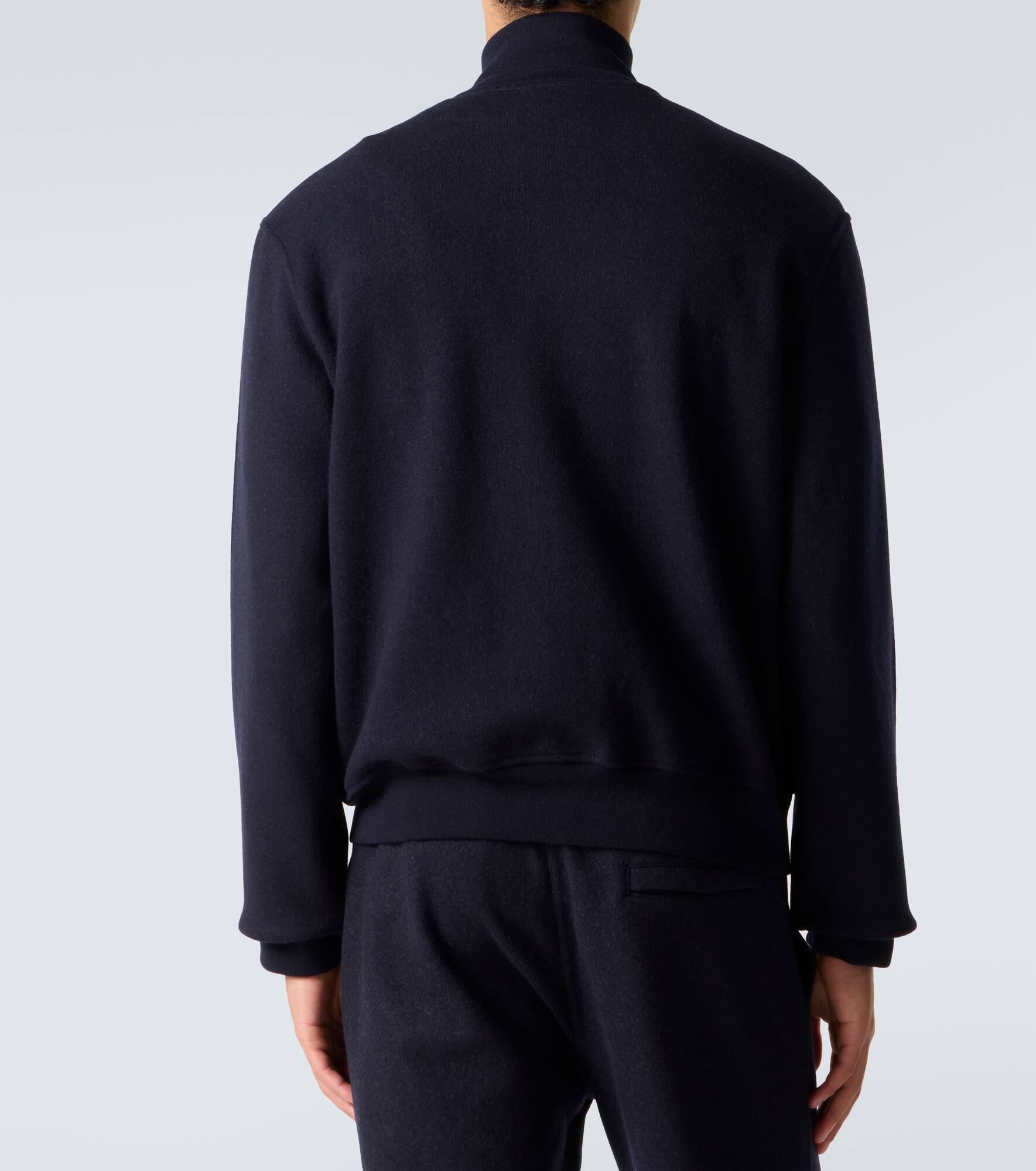 Wool and cashmere-blend jacket - 4