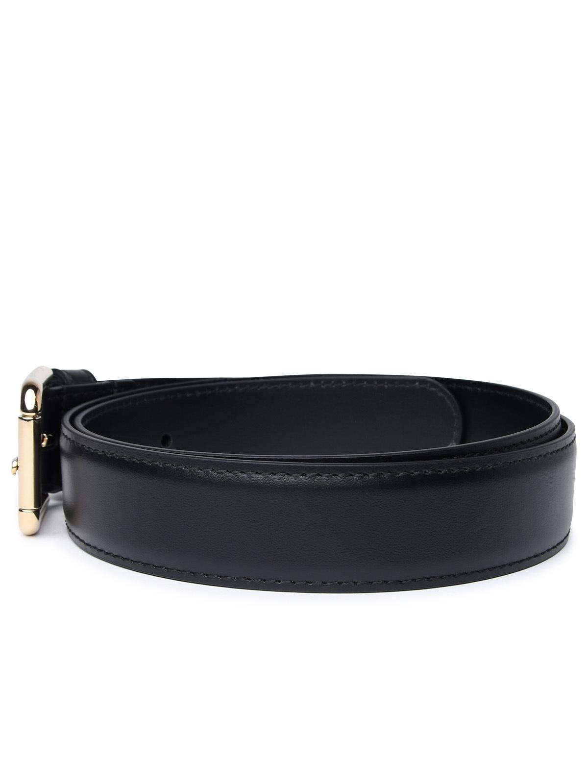 Dolce & Gabbana Black Leather Belt Woman - 2