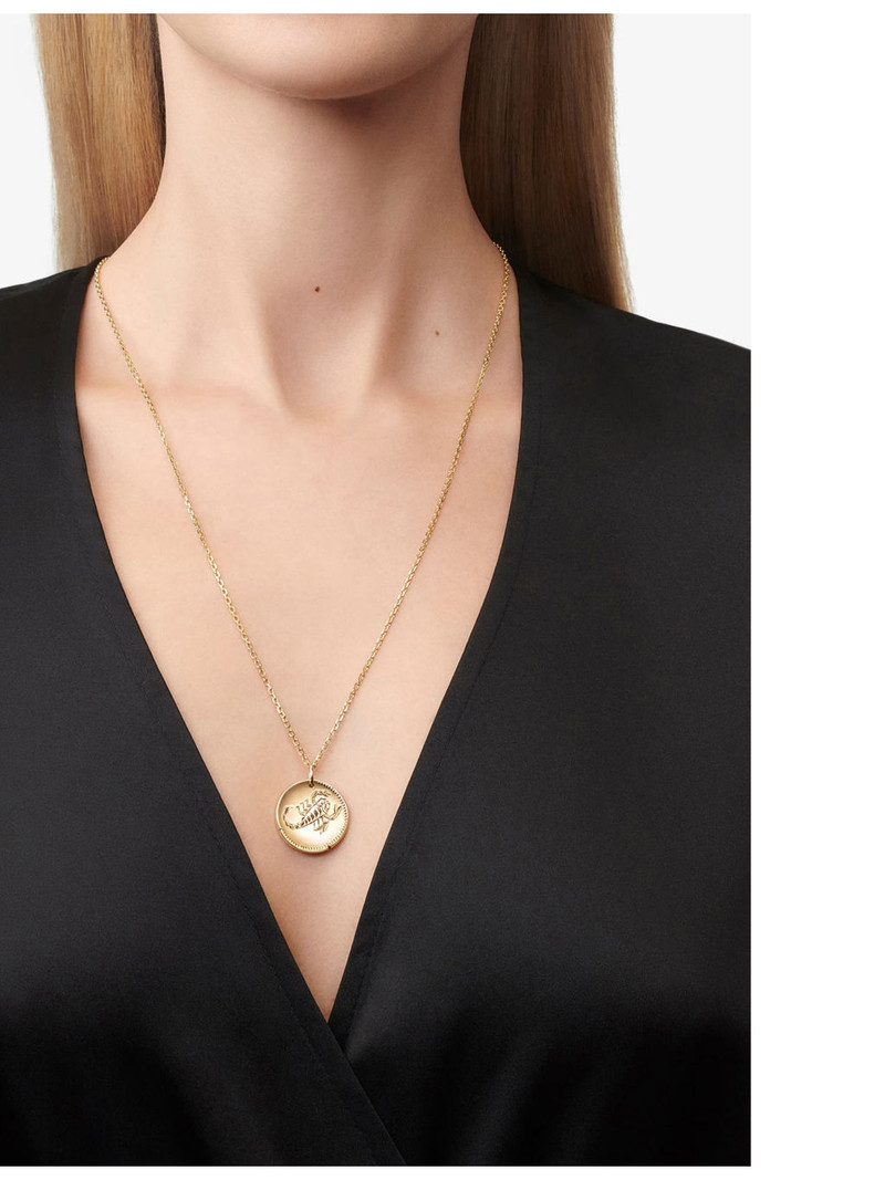 Van Cleef & Arpels Zodiaque Scorpio 18ct yellow-gold medallion outlook