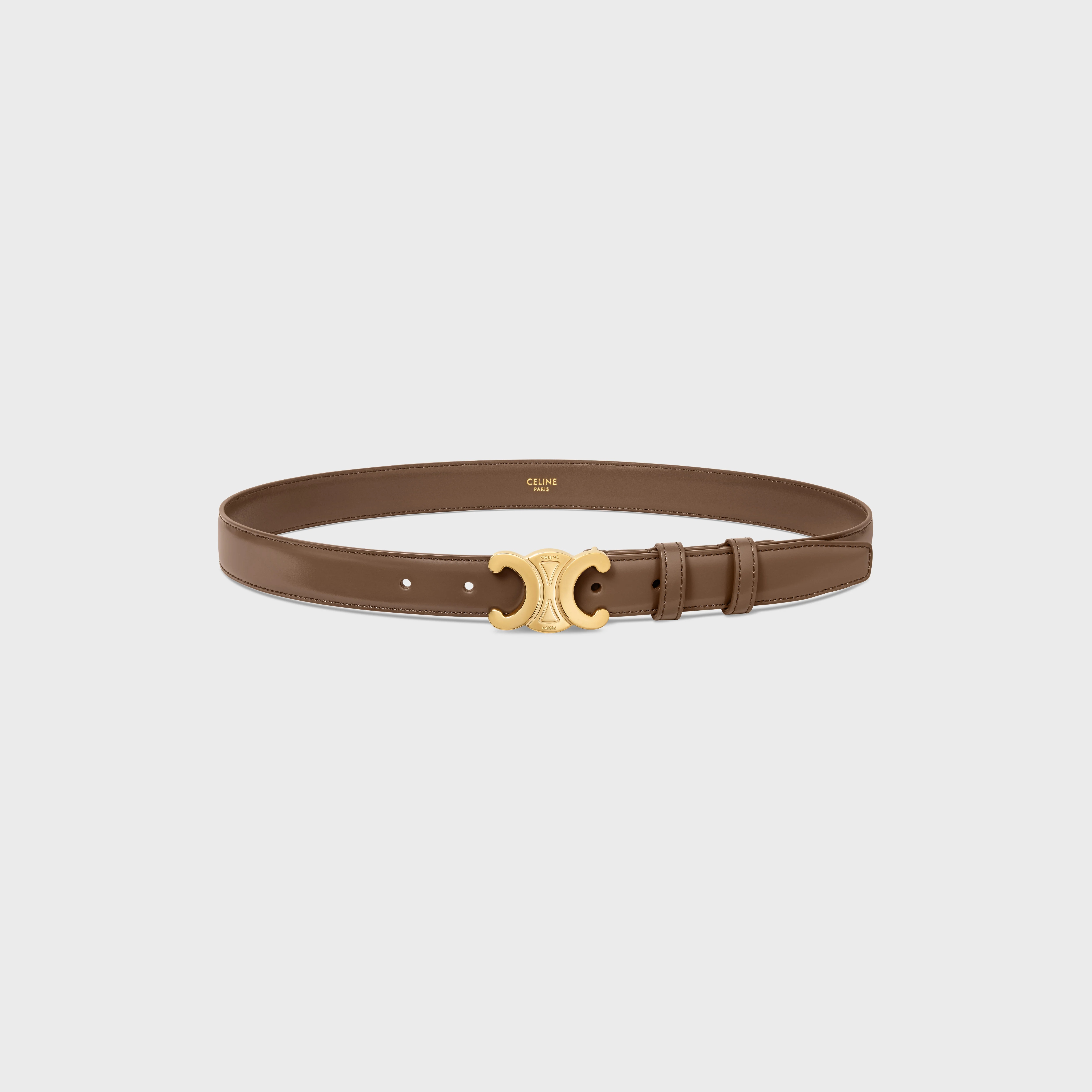 Medium Triomphe Belt in Taurillon Leather - 3