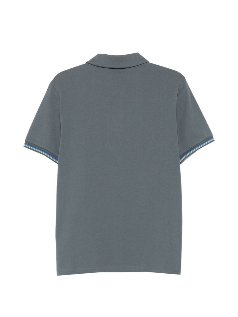 Paul Smith striped-detail polo shirt outlook