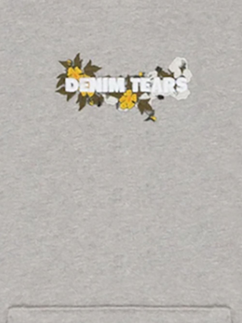 DENIM TEARS logo-print hoodie outlook