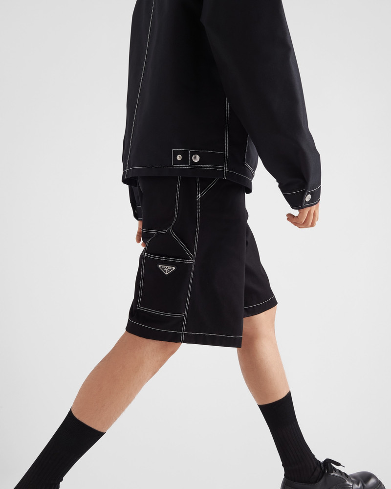 Stretch cotton Bermudas 4