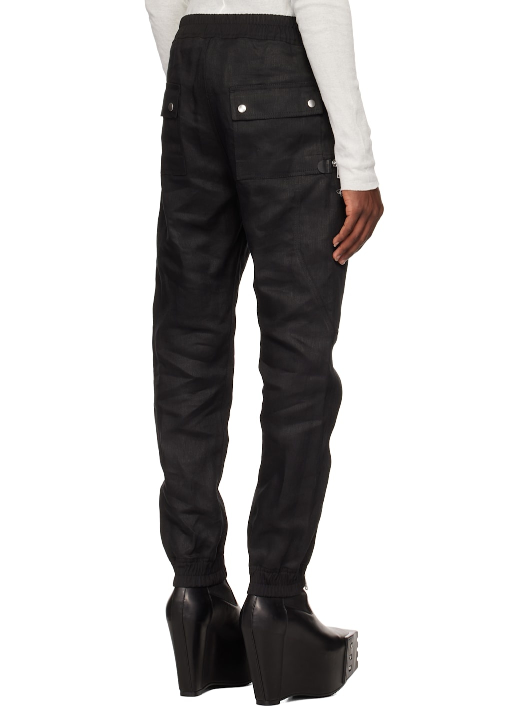 Black Hollywood Bauhaus Cargo Pants - 3
