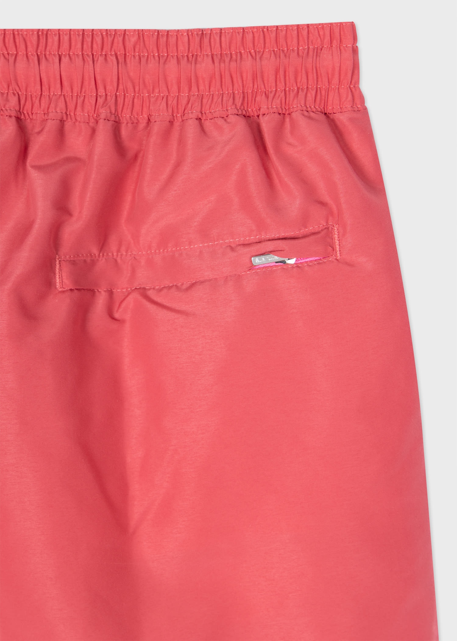 Washed Red 'Artist Stripe' Swim Shorts - 2