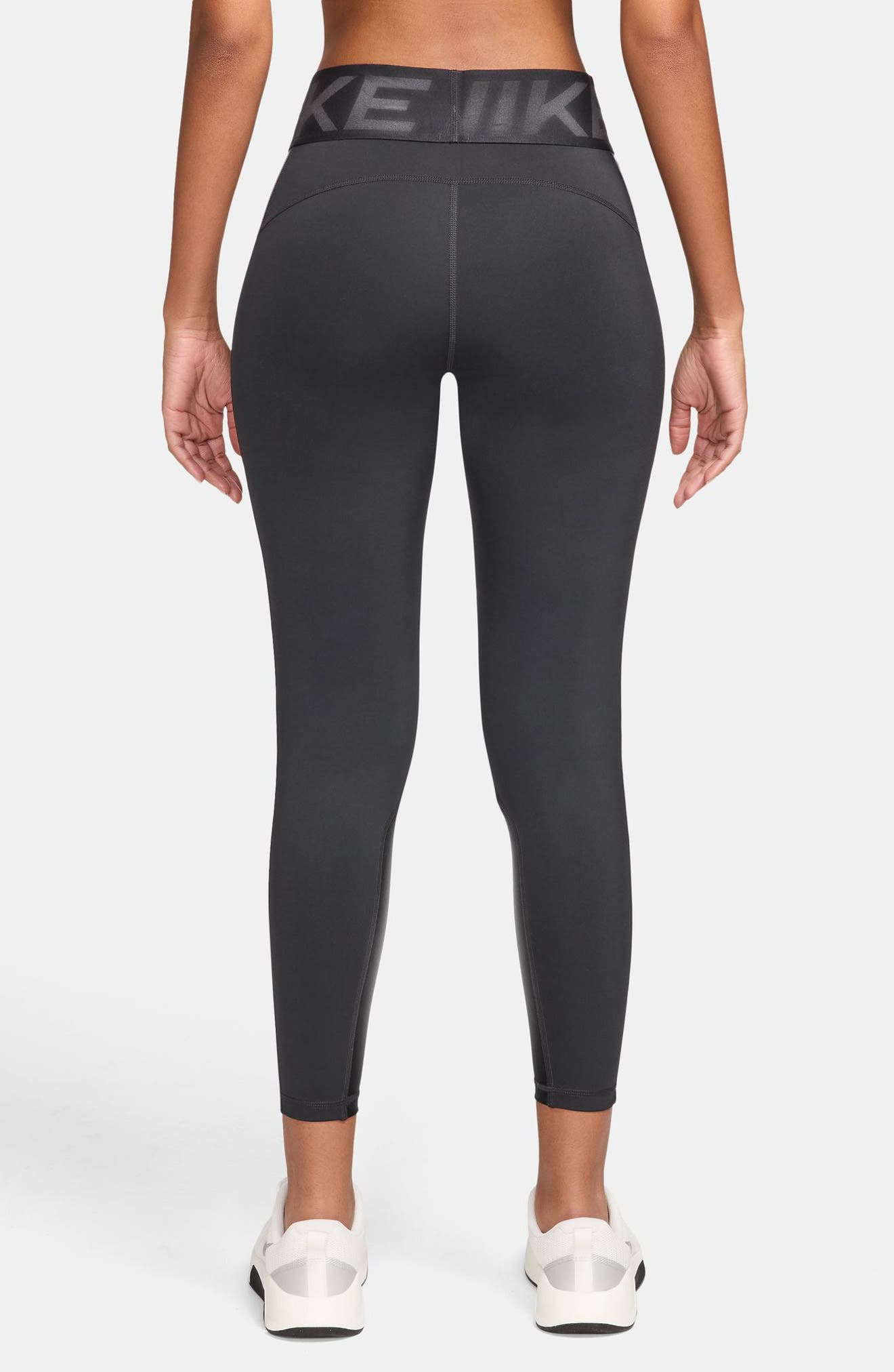 Nike Pro Sculpt Dri-FIT High Waist 7/8 Leggings in Black/Anthracite/White at Nordstrom - 2