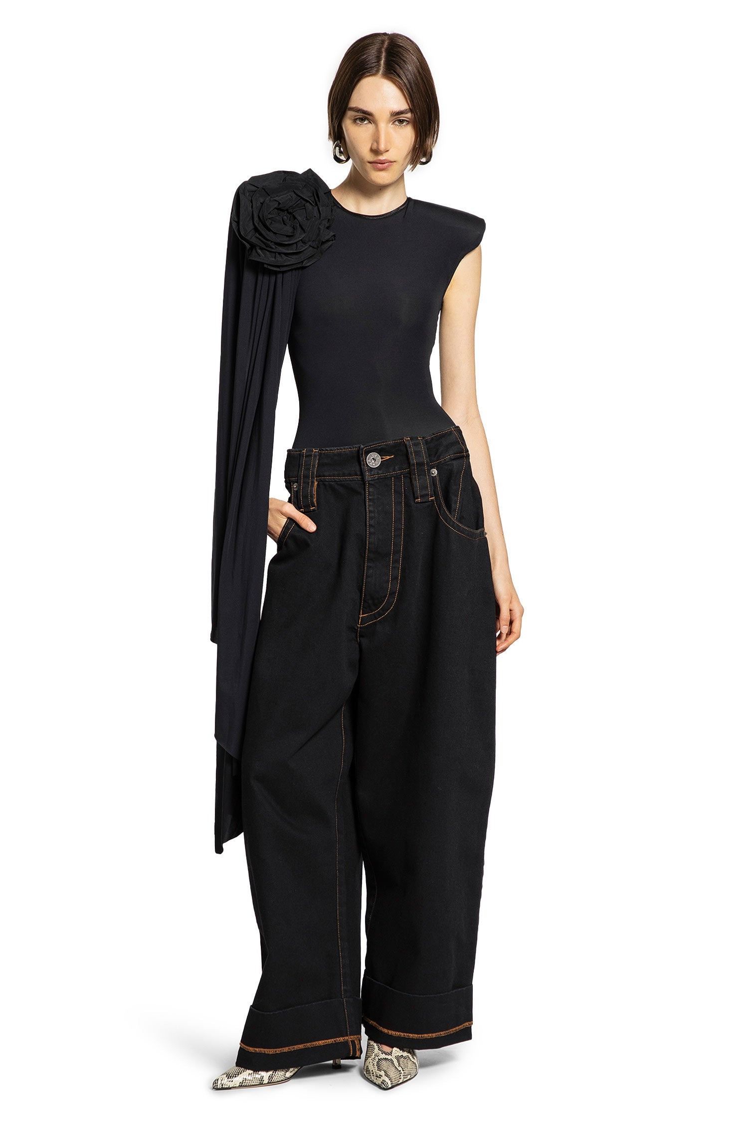 Vaquera Woman Black Jeans - 5