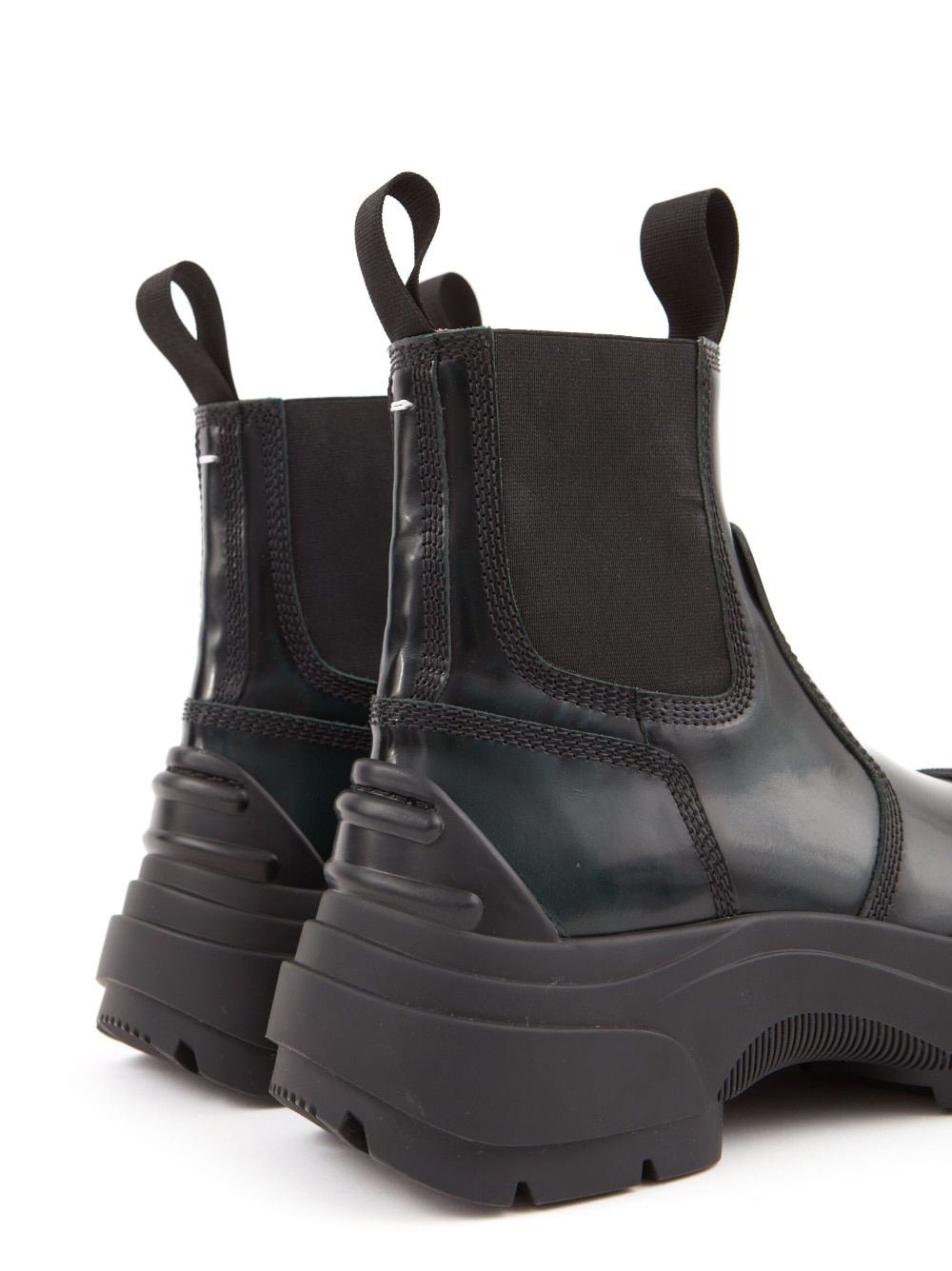 elasticated-panel ankle boots - 5