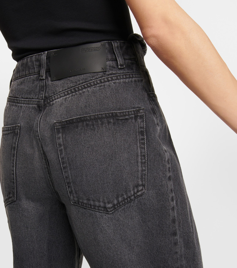 Pleated high-rise jeans 6
