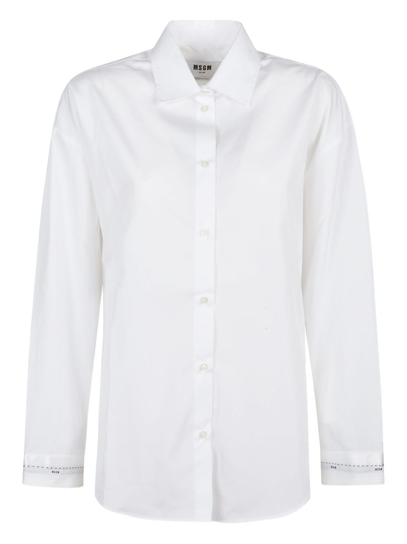logo-detail long-sleeve shirt 1