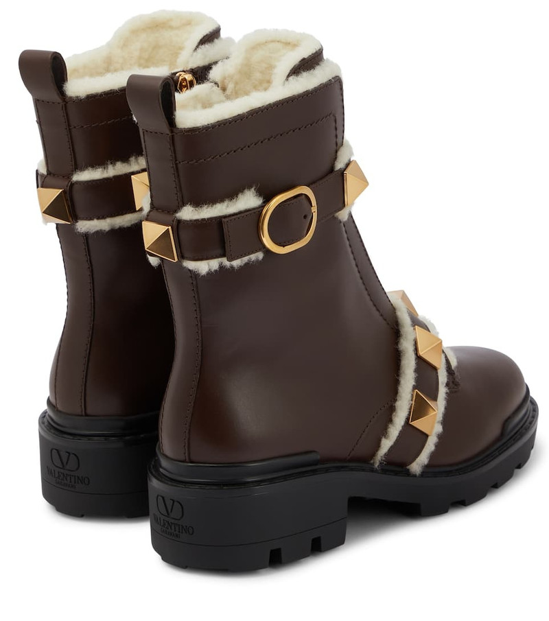 Roman Stud leather ankle boots 3