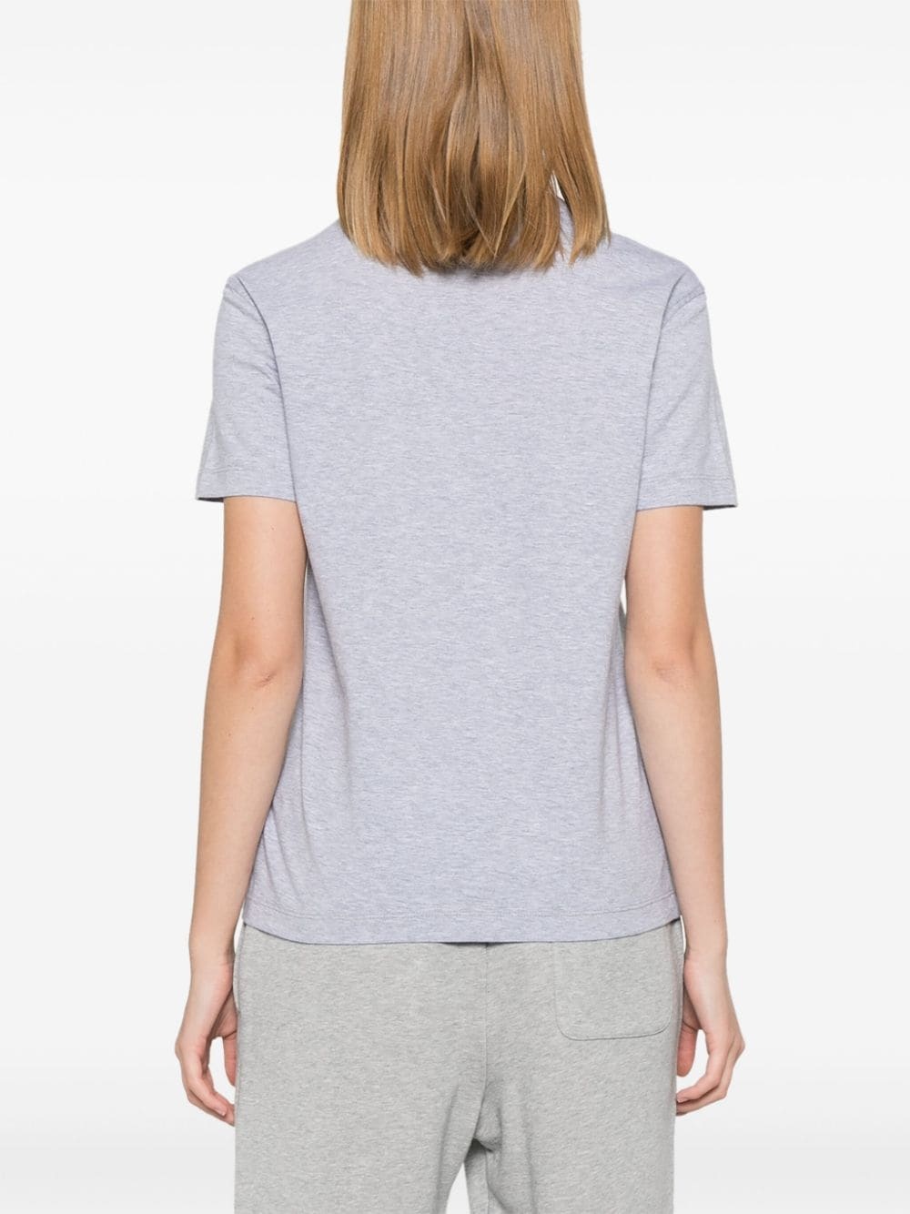 logo-embroidered T-shirt - 4