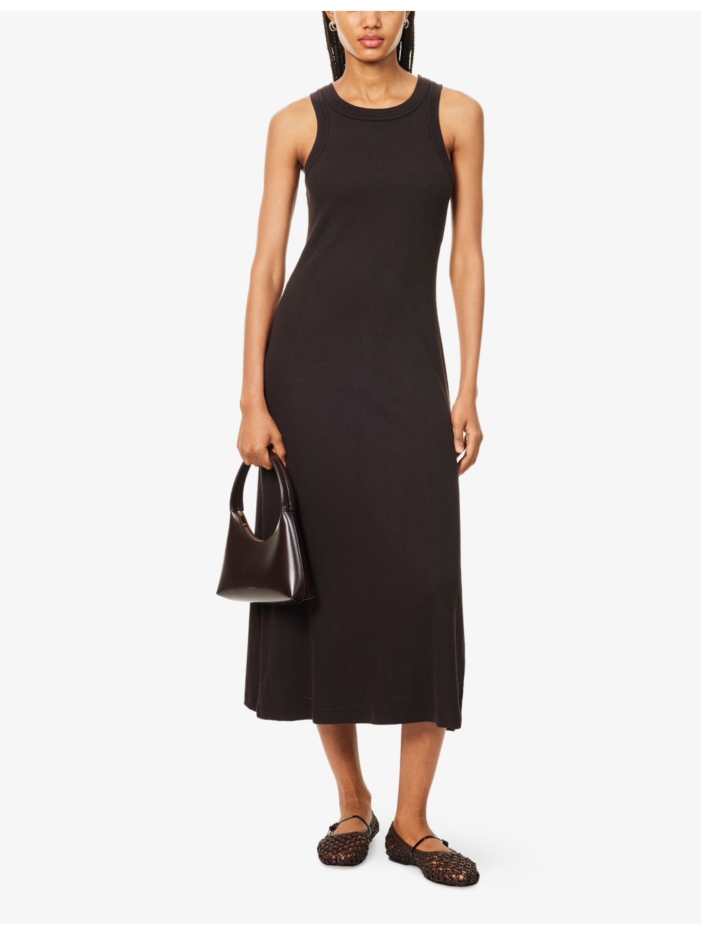 Isabel scoop-neck stretch-jersey midi dress - 2