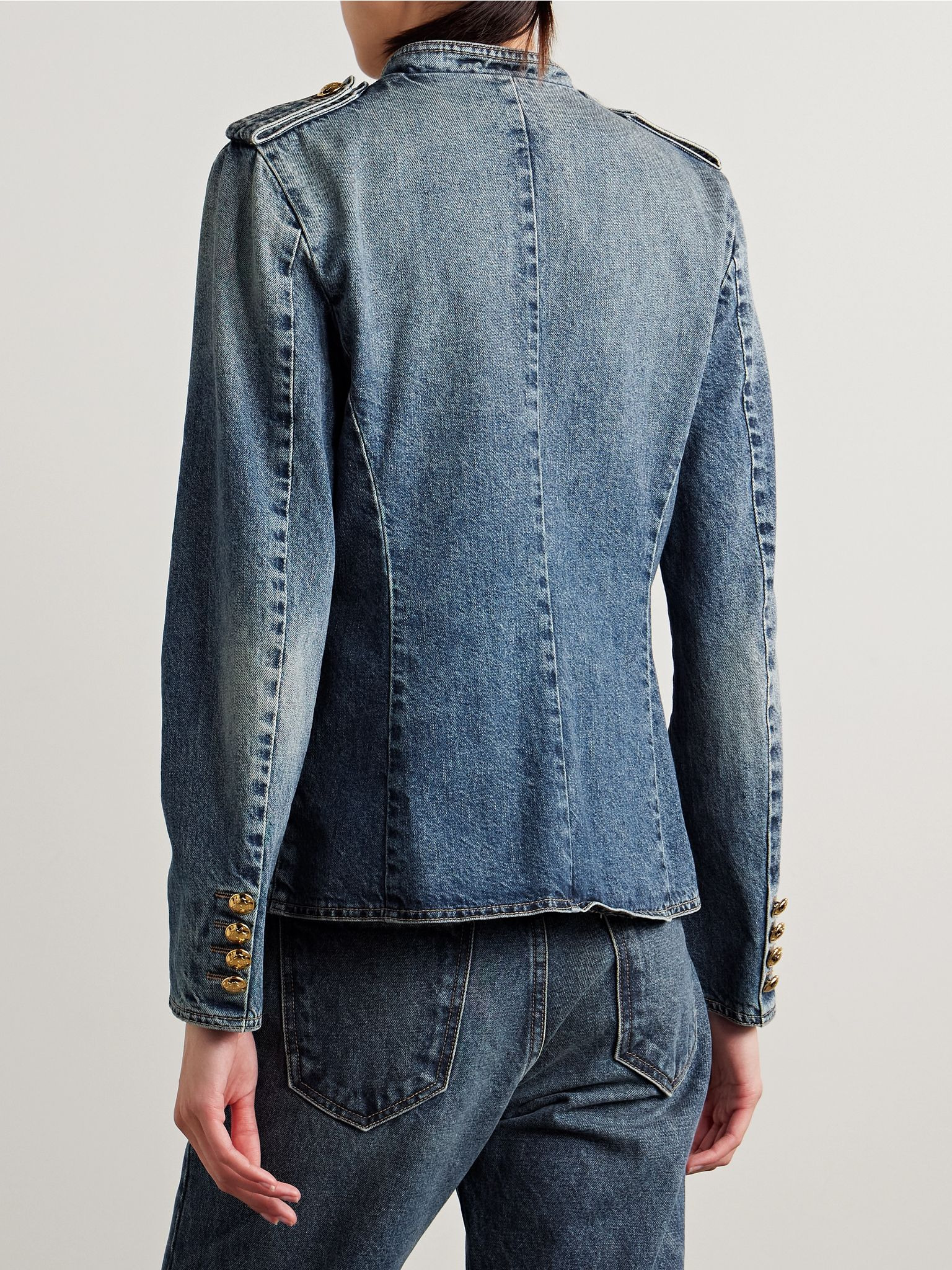 Geraldine denim jacket Mid denim - 3