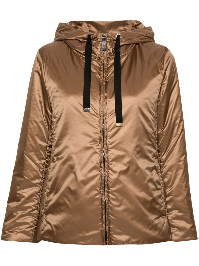 satin hooded jacket 1