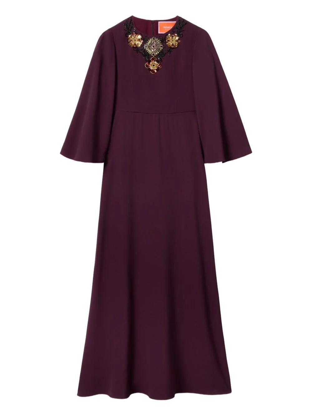 Sorella bell-sleeve maxi dress - 1