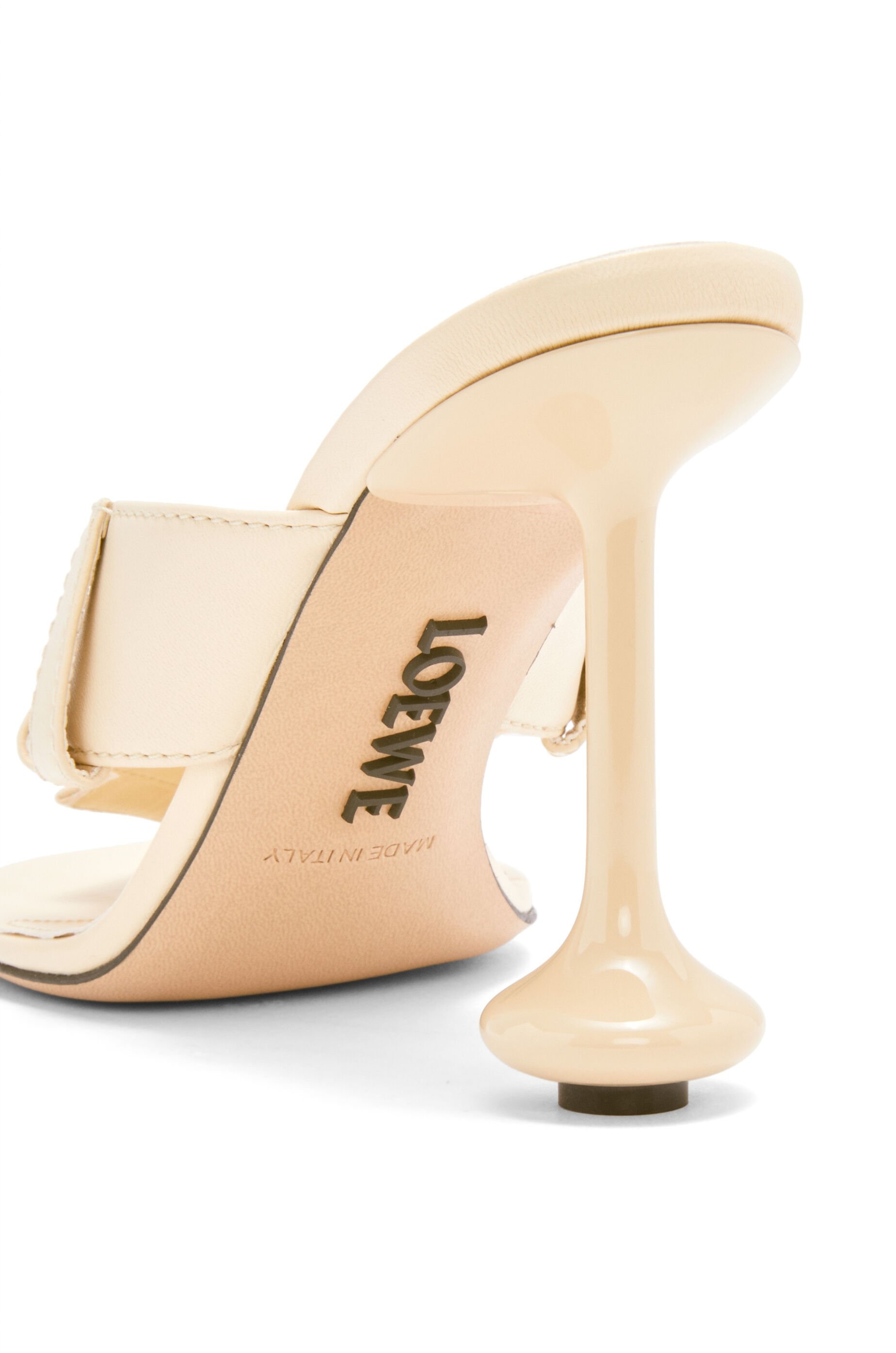 Toy Panta toe post heel sandal in lambskin - 5