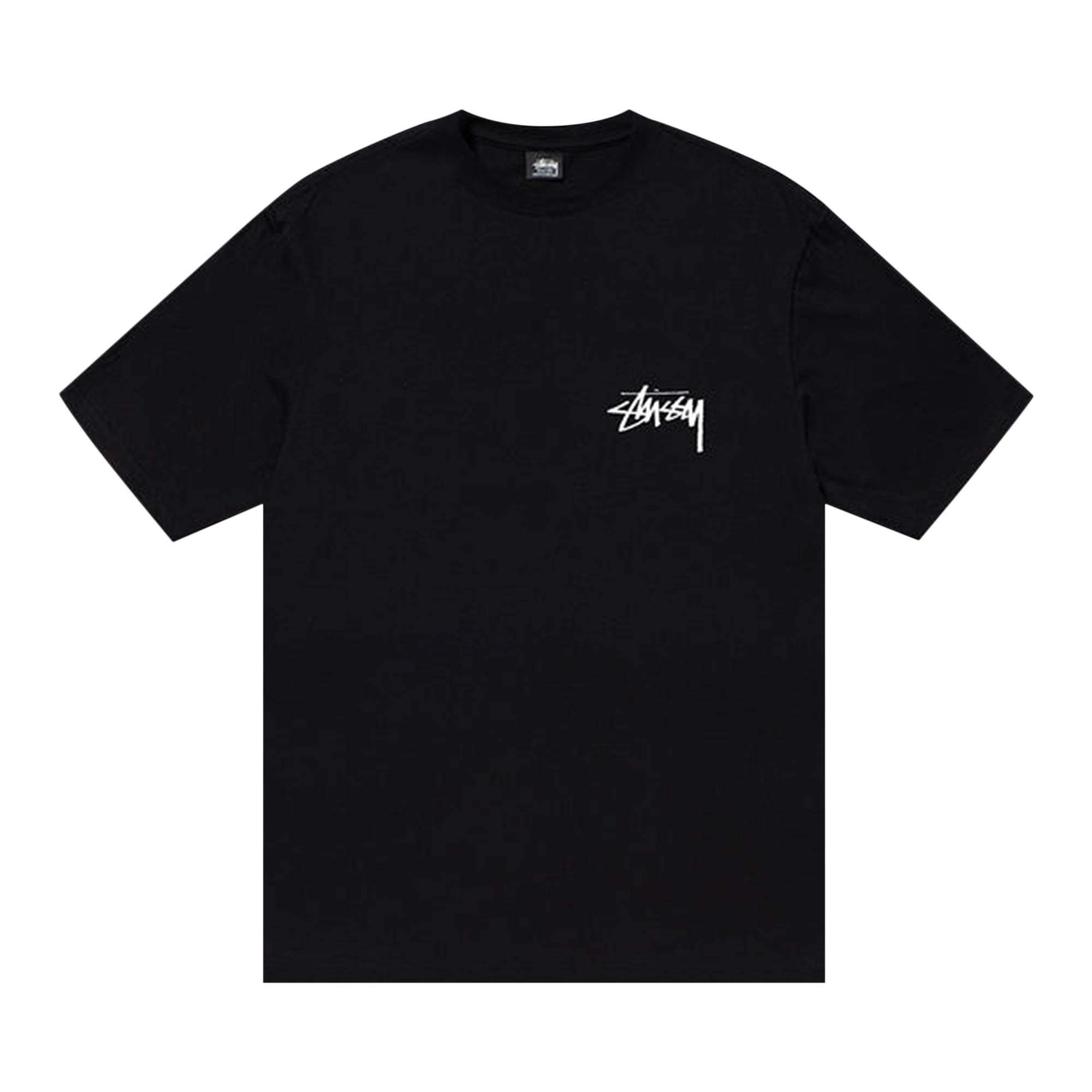 Stussy Gold Lion Tee 'Black' - 1