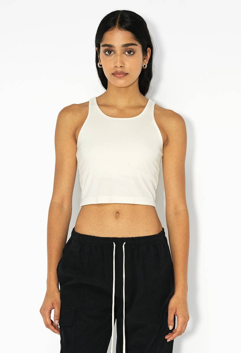 John Elliott GEMINI RIB CROPPED TANK outlook