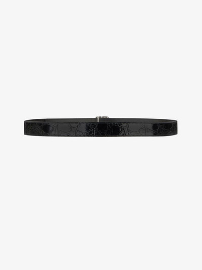 Givenchy REVERSIBLE BELT IN LEATHER WITH G CHAIN BUCKLE outlook