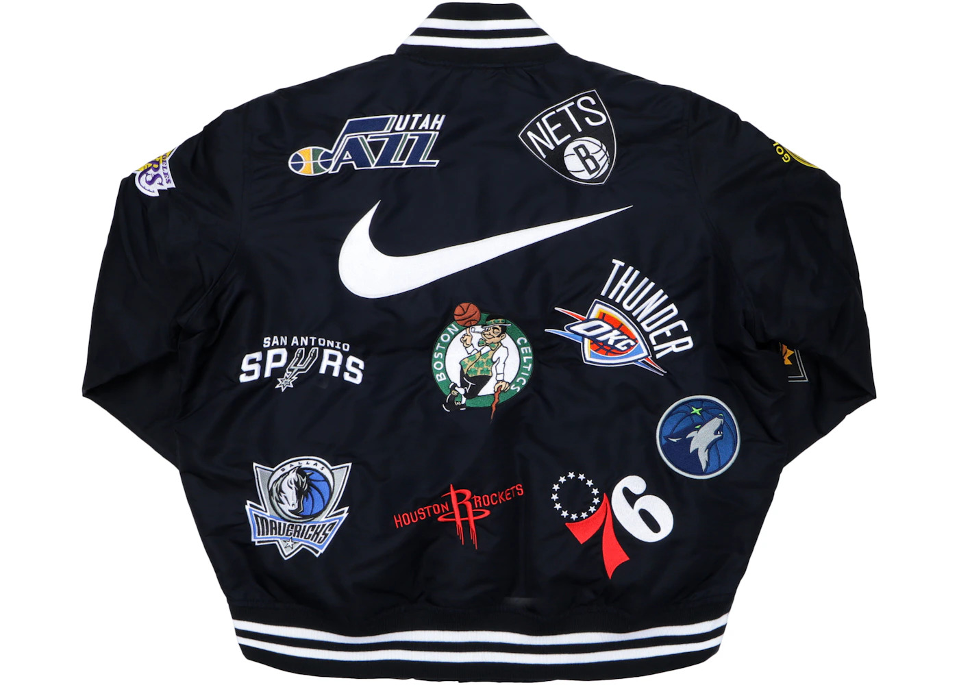 Supreme Nike/NBA Teams Warm-Up Jacket Black - 2