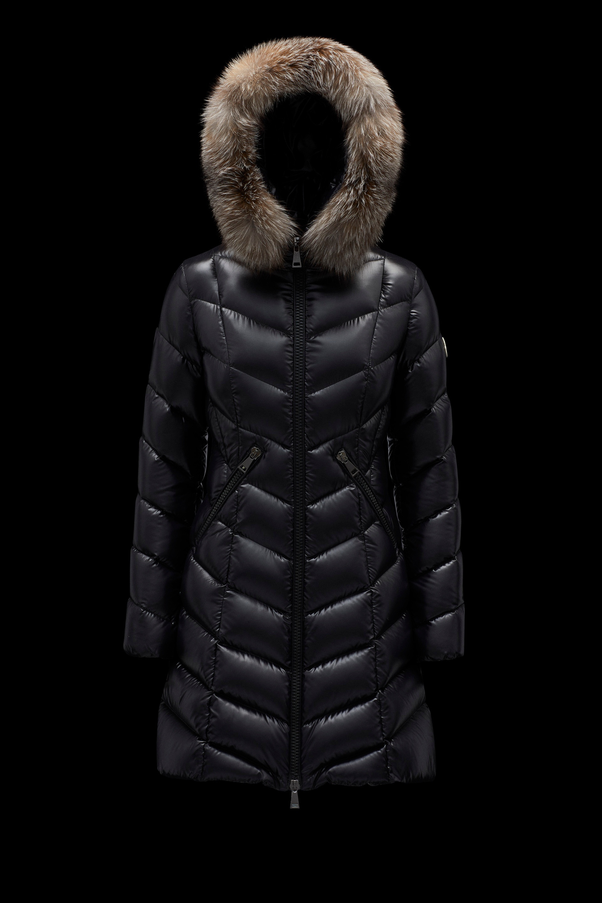 Moncler Fulmarus Long Down Jacket | REVERSIBLE