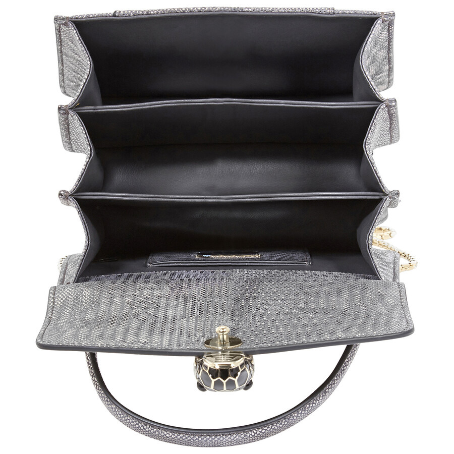 Bvlgari Serpenti Forever Crossbody Bag- Grey - 5