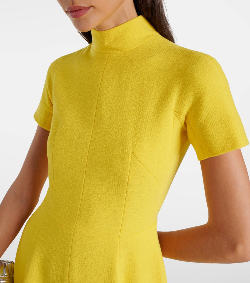 Malinda wool crêpe gown 4