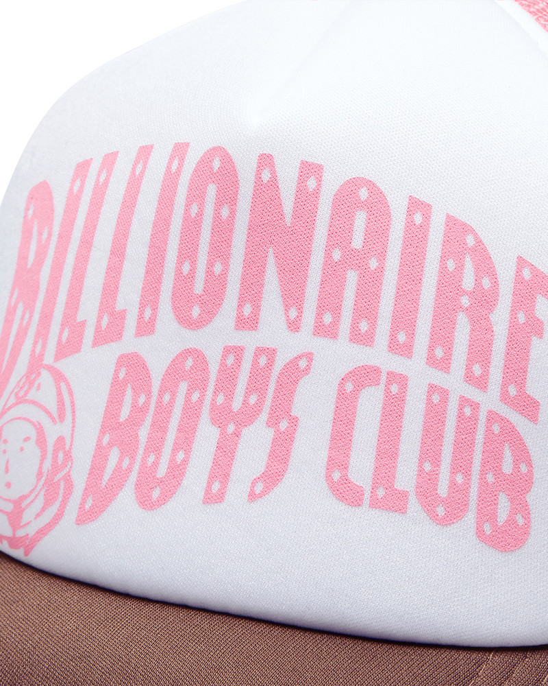 BILLIONAIRE BOYS CLUB ARCH LOGO TRUCKER CAP outlook