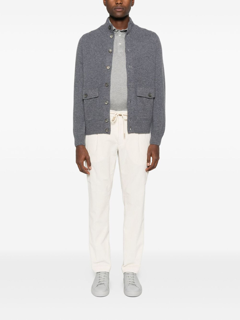 Brunello Cucinelli button-placket polo shirt outlook