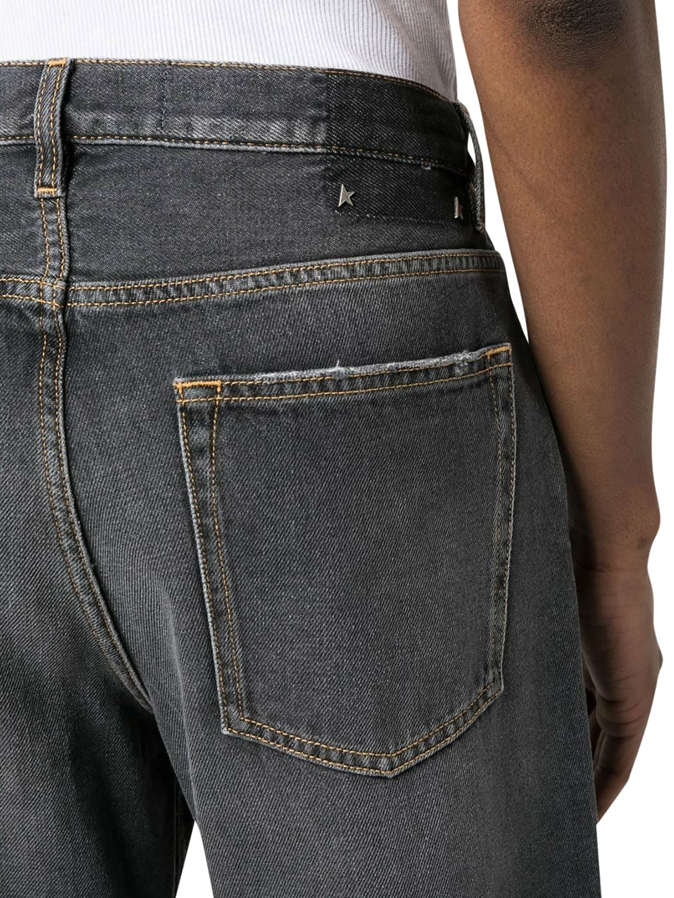 LOGO-PATCH WIDE-LEG WASHED JEANS - 5