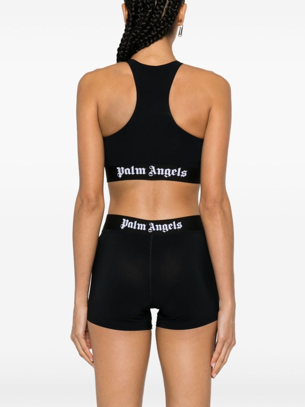 logo tape cropped top - 4