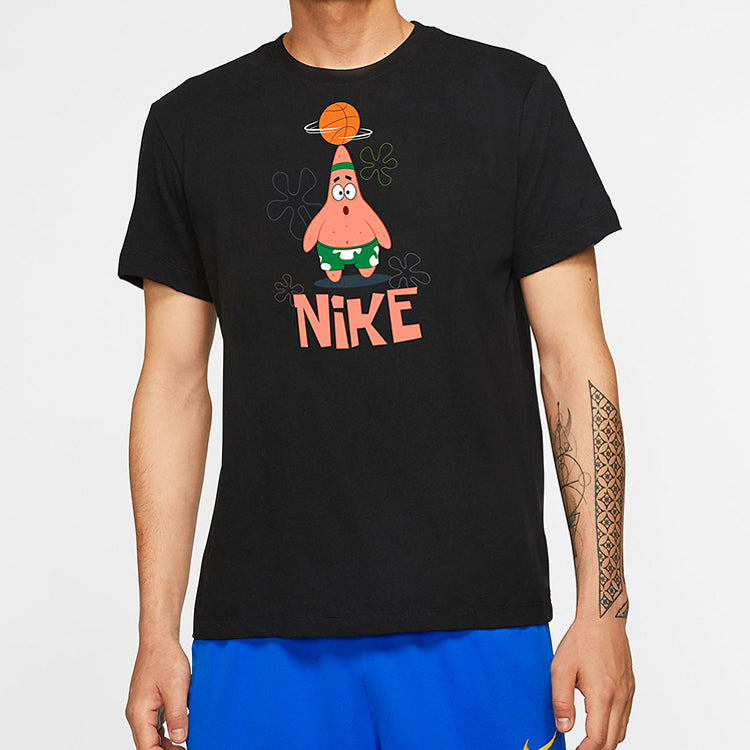 Nike Large Pattern Printing Short Sleeve Black CJ9267-010 - 3