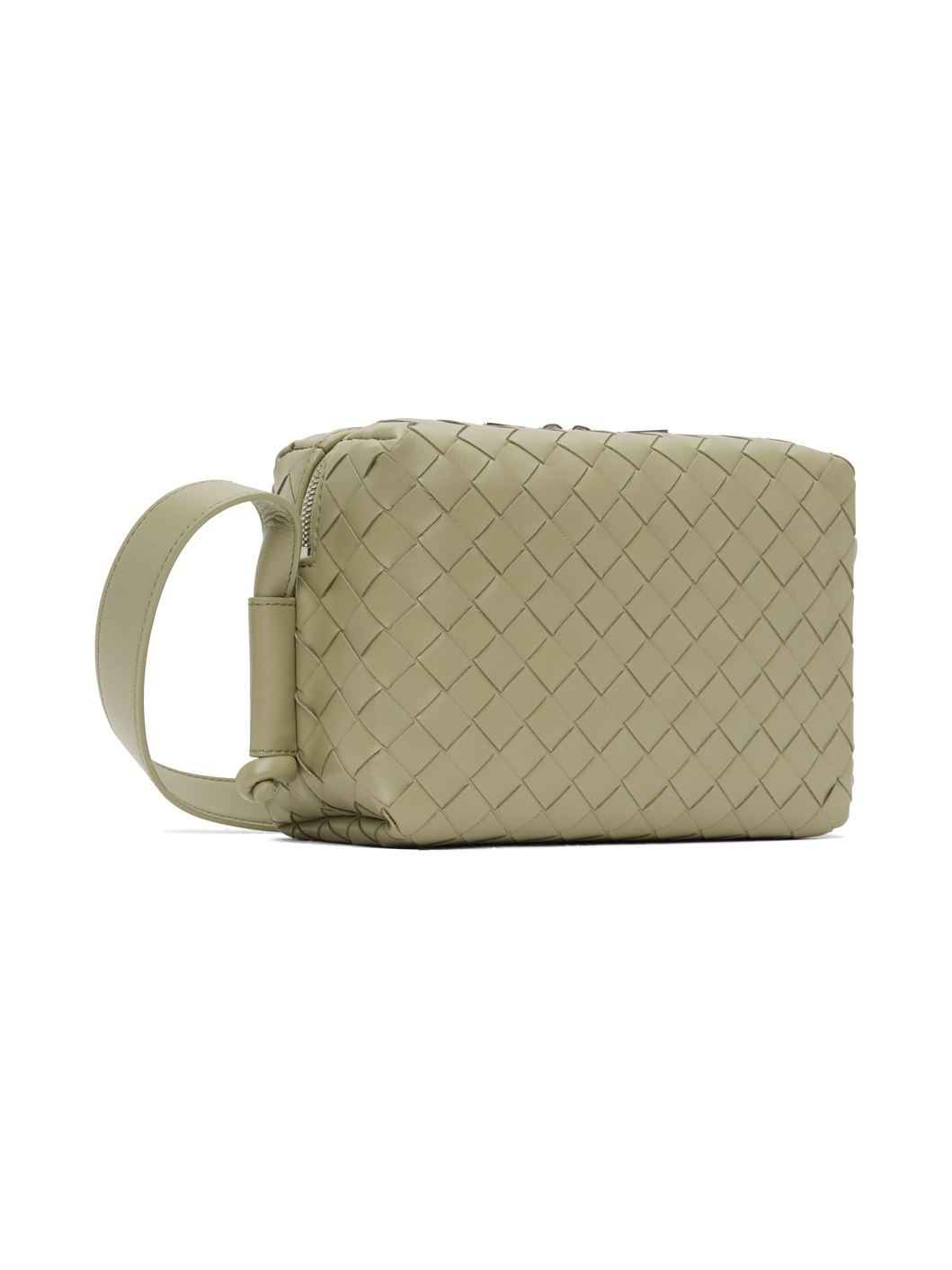Khaki Small Loop Messenger Bag - 3