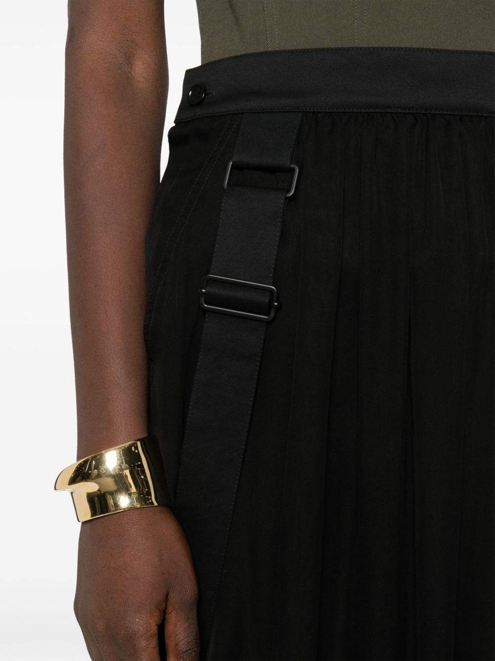 Max Mara Max Mara Women Silk Chiffon Long Skirt | luosophy