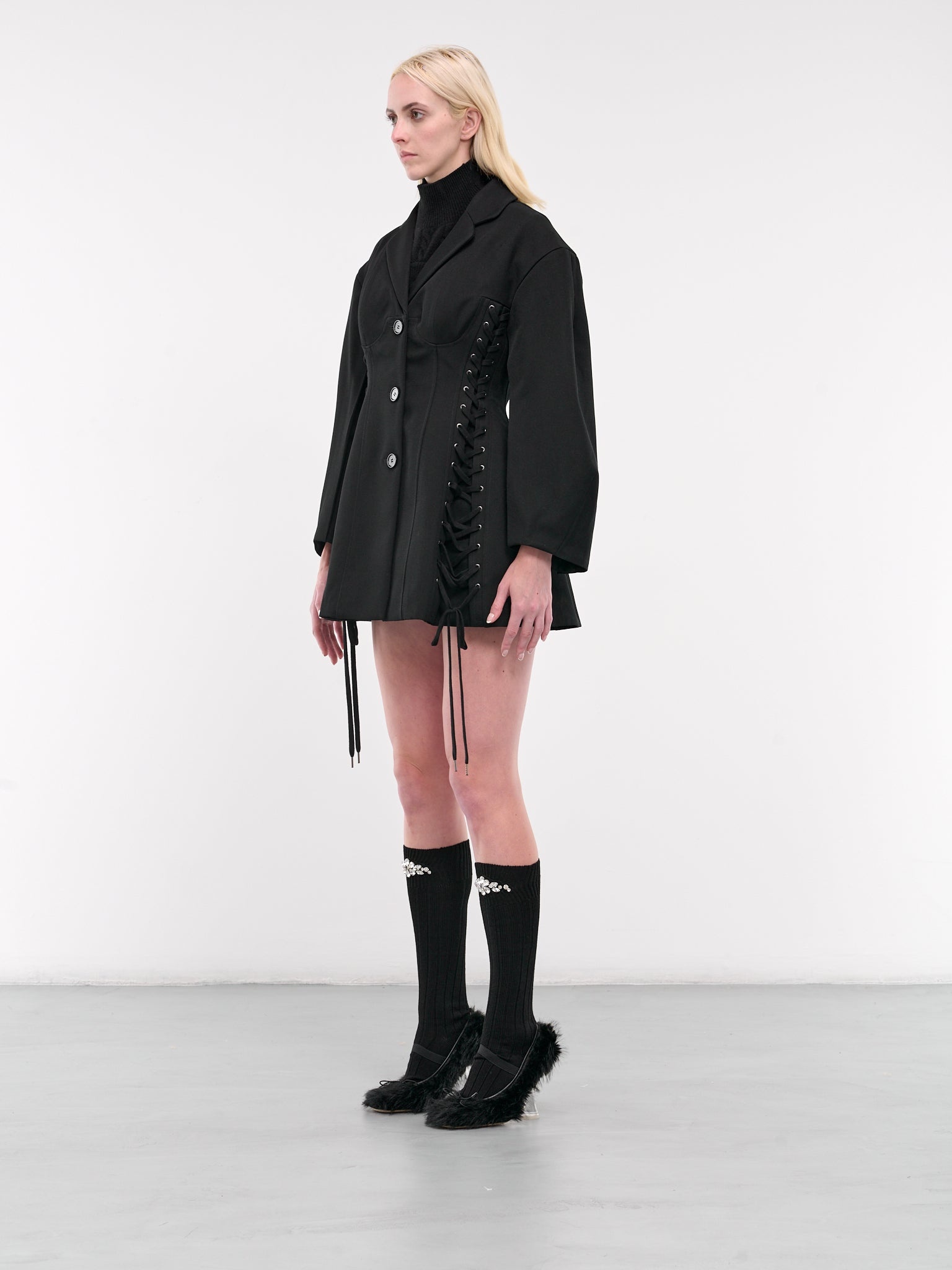 Puff Sculpted Corset Jacket - 2