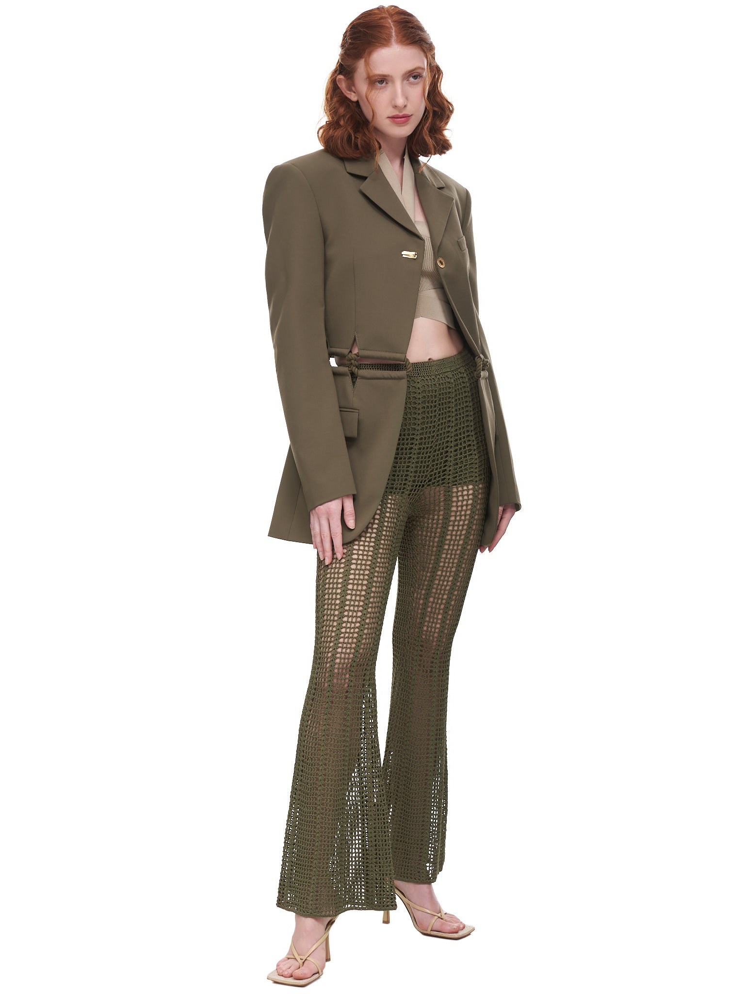 Open Crochet Trousers - 6
