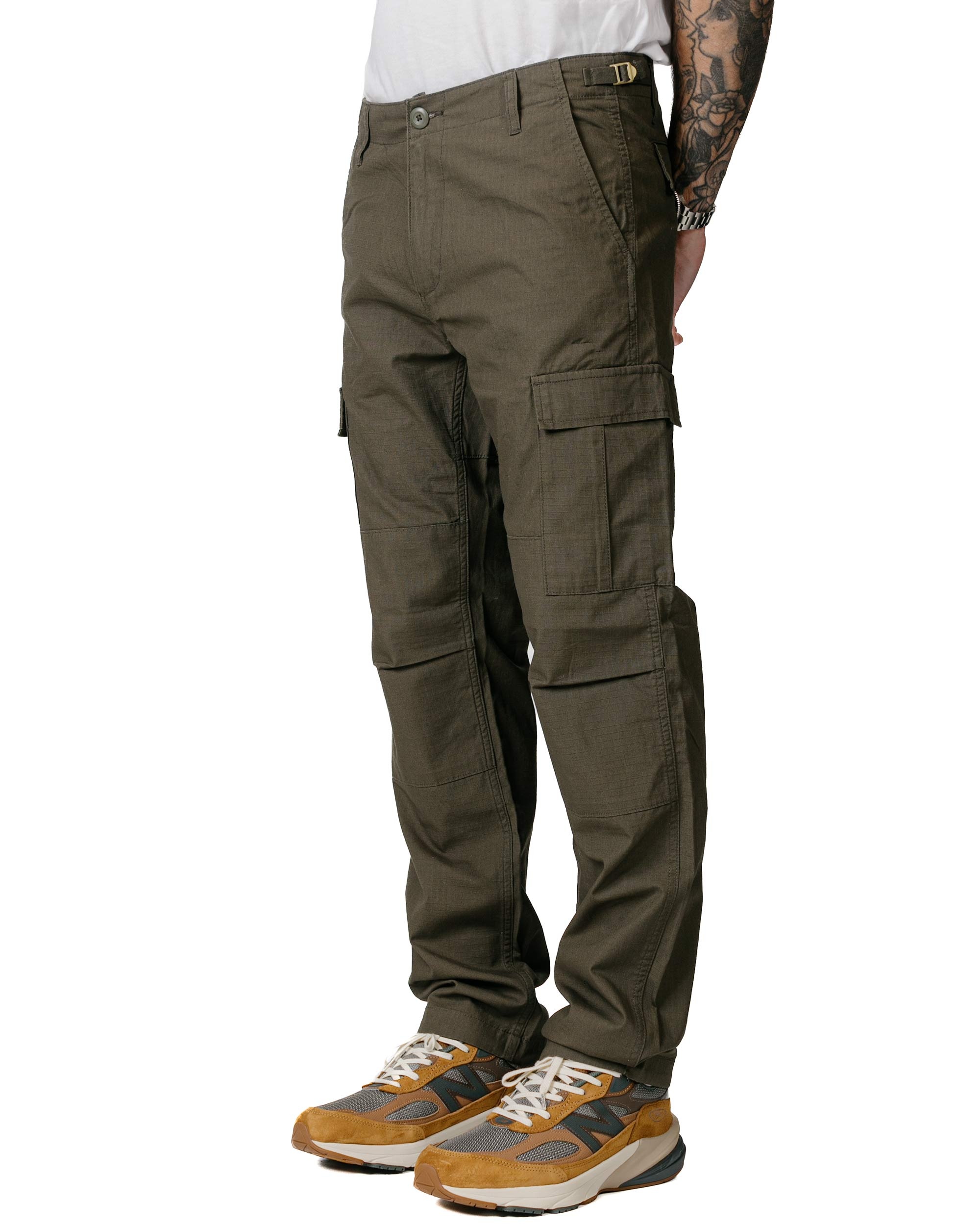 Carhartt W.I.P. Aviation Pant Cypress Rinsed - 2