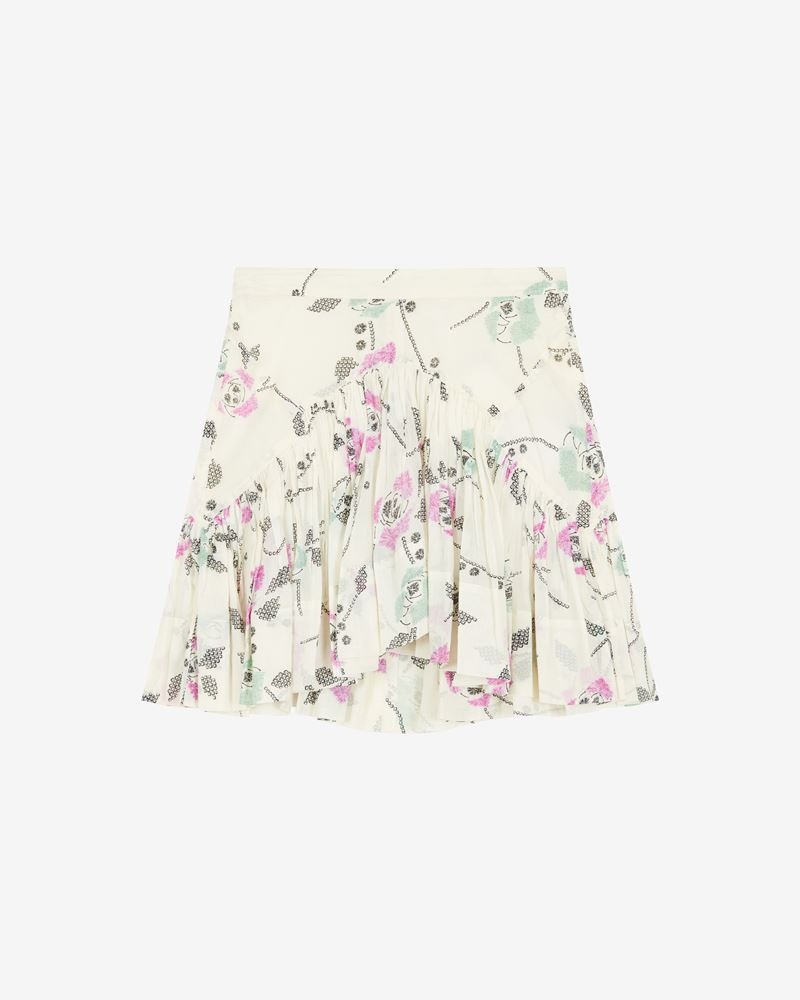 SAUREENA PRINTED COTTON SKIRT - 1