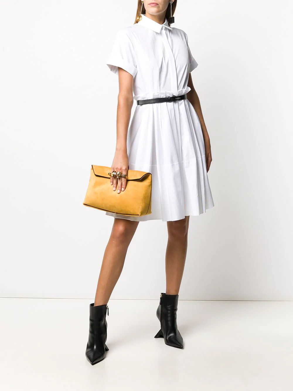 short-sleeved shirt dress - 2