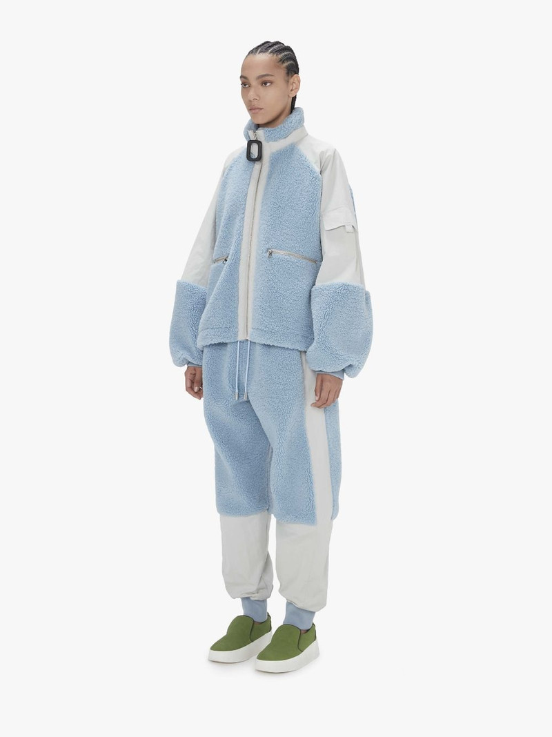 COLOUR BLOCK FLEECE TRACK TOP 4