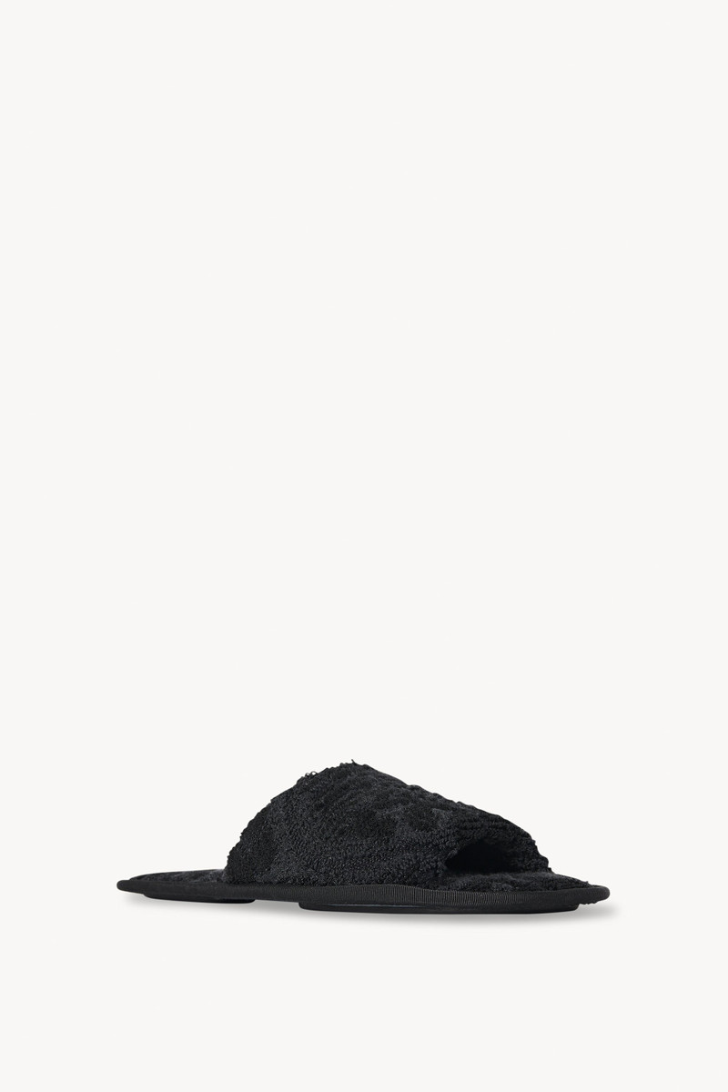The Row Frances Open Toe Slipper in Silk outlook