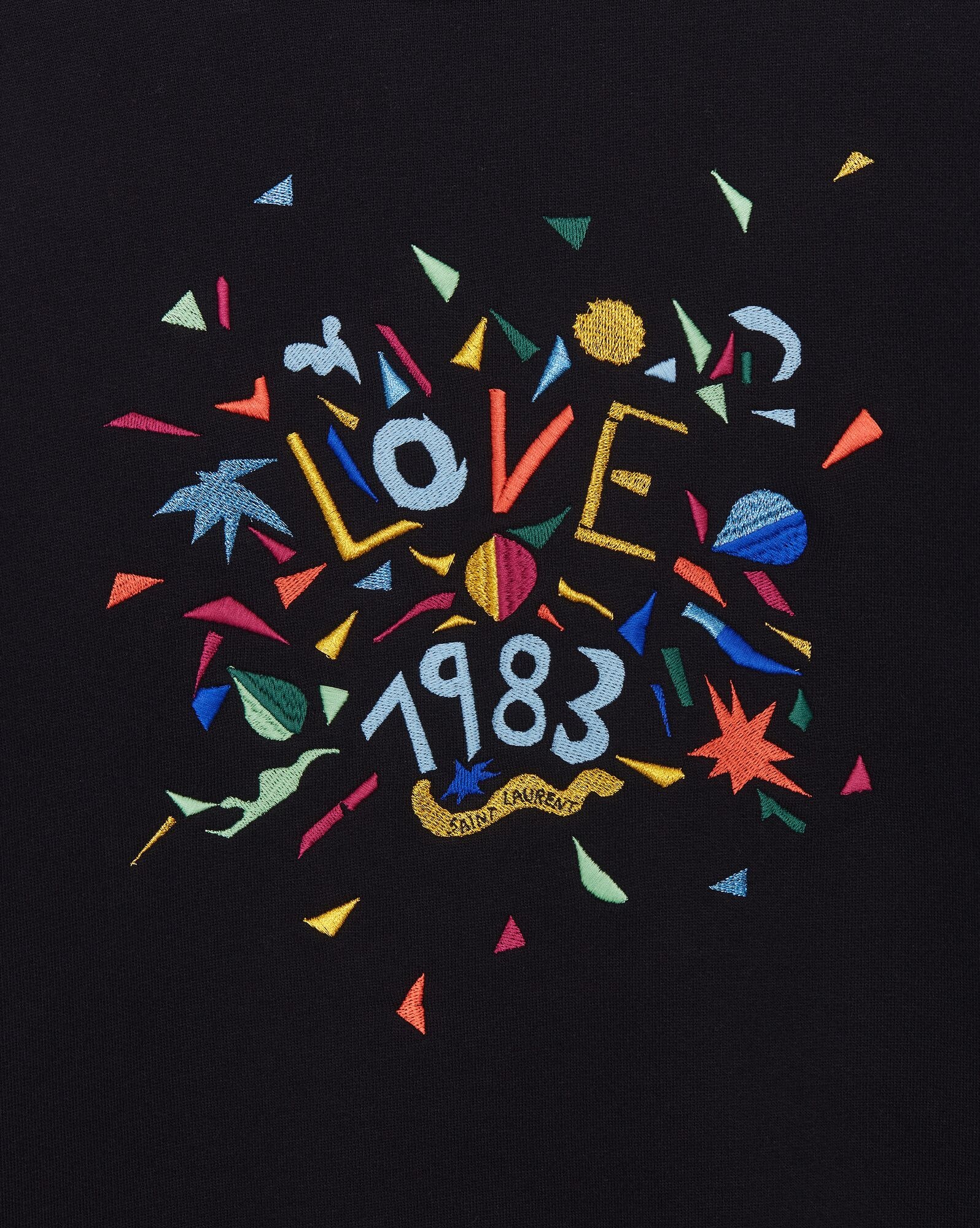 "love 1983" embroidered sweatshirt - 6