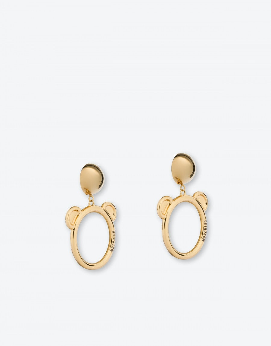 MOSCHINO TEDDY SHAPE CLIP EARRINGS - 2